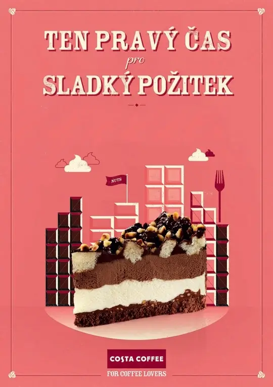 Čokoládovo-smetanová variace s ořechy