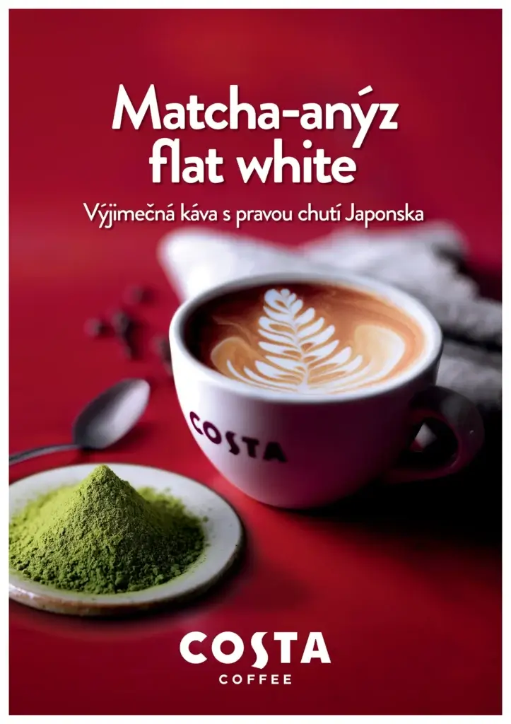 Matcha-anýz flat white: Káva s chutí Japonska