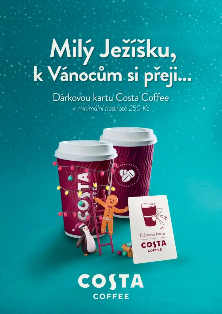 Dárkové karty Costa