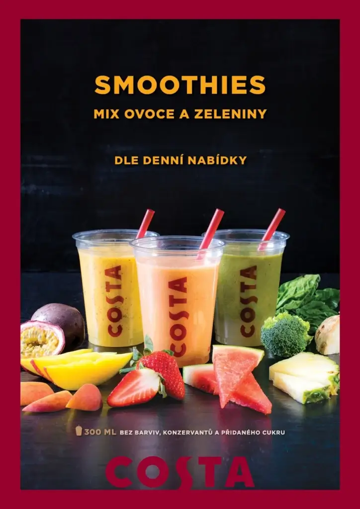 Smoothies: mix zeleniny a&nbsp;ovoce