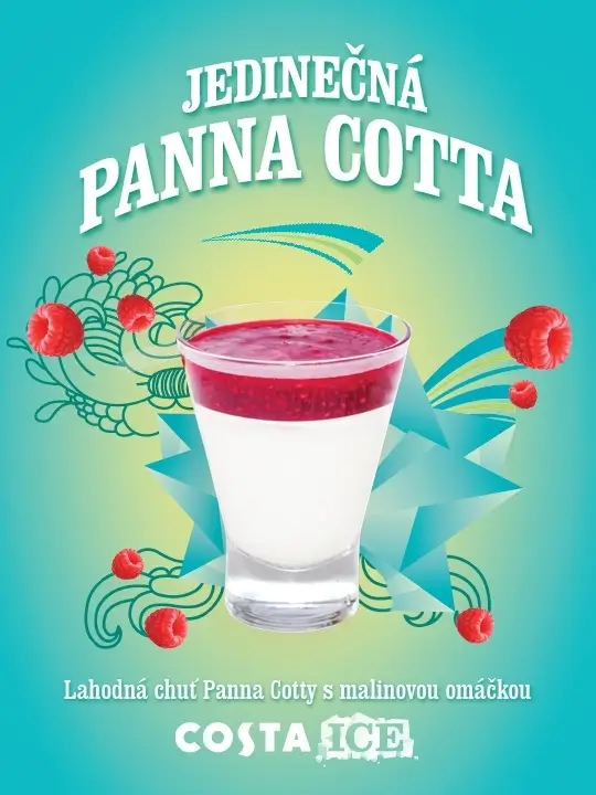 Panna cotta: Smetanový polibek s&nbsp;malinovým pohlazením