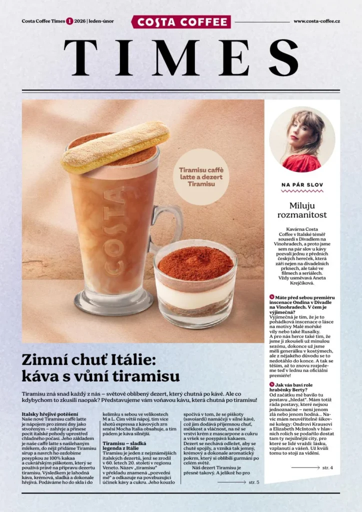 Costa Coffee Times č. 2026-1